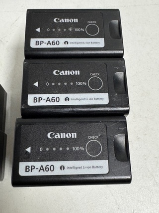 5x Batterij voor camera, met oplader